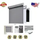 Elegant Cordless Roller Shades - Blackout Blinds with UV Protection 21"W x 72"H