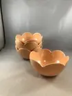 Set of 4 Spr!tz Peach Color Melamine Tulip Bowls * (M3)