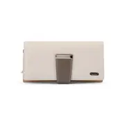 Franco Bonini - 4207 Ladies Large Leather Wallet - Bone Multi