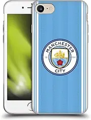Head Case Designs Officially Licensed Manchester City Man City FC Home 2023/24 Badge Kit Soft Gel Case Compatible With Apple iPhone 7/8 / SE 2020 & 2022