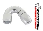 Aeroflow 570 One-Piece Full Flow 150 Degree Hose End -8AN Silver (AF575-08DS)