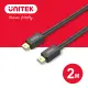 UNITEK 優越者Mini DisplayPort 1.2版傳輸線(2M)