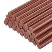 30pcs Mini Hot Glue Gun Sticks 8" x 0.43" for Glue Gun, Brown