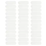 40 Pcs 0.87"x0.28" Phone Dustproof Net Sticker Phone Speaker Cover White