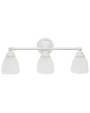 Lalia Home 25in Essentix Traditional 3-Light Wall Mounted Fixture