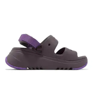 Crocs 涼鞋 Hiker Xscape Sandal 男鞋 女鞋 深咖啡 紫 獵戶涼鞋 微厚底 鋸齒 卡駱馳 2081812A0