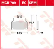 TRW Lucas Brake pad MCB709