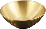 OFFSCH 1Pc Stainless Steel Ramen Bowl Korean Style Double Food Storage Container Versatile for Noodles Rice Soup Salad Elegant Design for Home Restaurant Use