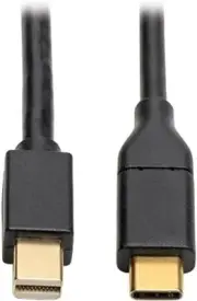 4K USB C to Mini DisplayPort Adapter Cable for Thunderbolt 3 Devices