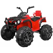 Kids 12V Quad Bike with EVA Wheels - Red