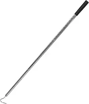 VANZACK Attic Stairs Pull Hook: Ladder Pull Down System Pole Rv Awning Opener Puller Stainless Steel Reach Rod for Loft and Garage Reaching High Window