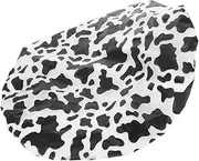 LOORGVEL Cow Printed Shower Cap for Women Reusable Hair Bath Cap for Heat Protection Fits All Head for and Hair Treatments