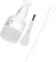 Healvian Scalp Massager Hair Oil Applicator Bottle for Scalp Brush Dispensing Bottle Scalp Comb Applicator Root Comb Applicator Bottle Hair Care Comb Scalp Applicator Transparent Plastic