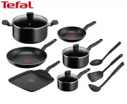 Tefal 6-Piece Ambience Non-Stick Cookset With 3 BONUS Utensils Kitchen Essential