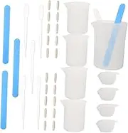 ARTIBETTER 18-Piece Resin Mixing Cup Kit Silicone Resin Mixing Cups Epoxy Tools DIY Supply for Crafts