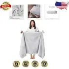 Quick-Dry Turkish Cotton Bath Sheet - Jumbo 40x80 Light Grey - Superior Softness