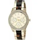 NIB Fossil Stella Gold-Tone Stainless Steel Bracelet Women’s Watch ES4756