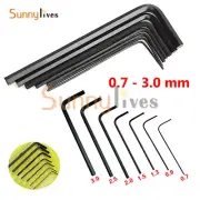 7pcs Mini Hexagon Hex Allen Key Set Wrench Screwdriver Micro Tool Kit 0.7mm-3mm