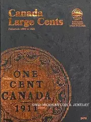 Whitman Canadian Large Cents Coin Folder, 1858-1920 #2478