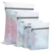 Mesh Laundry Bags for Delicates, 4Pcs Laundry Bags 1Large,1Medium,2Small(4Pcs)