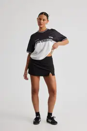 [Factorie] Factorie - Mini Split Skort - Black 6 BLACK