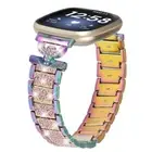 Band Strap Stainless Steel Bracelet Watch Wrist For Fitbit Versa 4 3 Sense 2