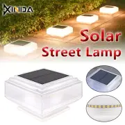 Pool Warm Light LED Light Solar Square Waterproof capital Lamp Garden Fence Post