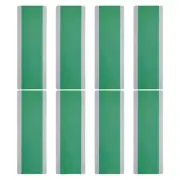 8pcs Guided Reading Strips Bookmark Highlight Colored Ruler Green