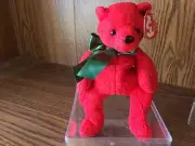 TY BEANIE BABIES ~ MISTLETOE /. BEAR ~ EXC. COND WITH TAGS