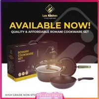 在飛比找蝦皮購物優惠-Romani Cookware Set, 3PCS Cook