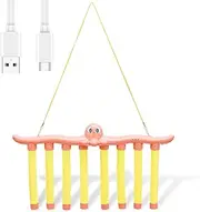 Catching Sticks Game, Funny Drop Sticks Game, Adjustable Speeds Hand Speed Challenge Game, Hand Eye Coordination Falling Sticks Game, Drop Stick Reaction Game for Kids Home Party (Pink)