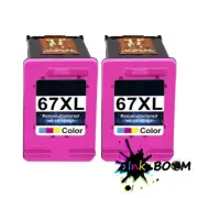 2CL Ink replace for HP 67XL ENVY Pro 6452 6455