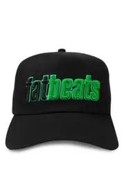 PLEASURES Fat Beats Snapback Baseball Cap in Black at Nordstrom One Size