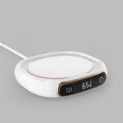 Coffee Mug Warmer Cup Warmer for Desk Auto Shut Off Coffee Warmer Plate（White）