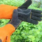 Welding Gloves Leather Protective Fire/Heat Resistant Grill Oven Fireplace Stove