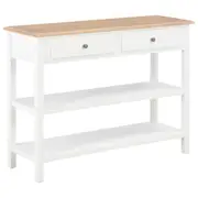 vidaXL Sideboard White 110x35x80 cm MDF