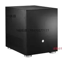 在飛比找Yahoo!奇摩拍賣優惠-電腦機殼 喬思伯 V4全鋁MATX主板辦公家用ITX迷你HT