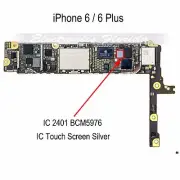 IC U2401 Touch Screen Digitizer BCM5976 Silver b605