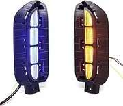 2pcs LED Car Front Bumper Fog Lights Daytime Running Light Turn Signal Lamp Compatible For Kia Sportage X-Pro 2023 2024