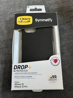OTTERBOX Symmetry Series Case for iPhone 12/iphone 12 Pro Black