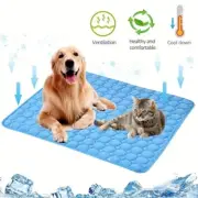 Pet Cooling Mat Dog Cat Non-Toxic Bed Puppy Self-cool Summer Ice Pad 5 SizesOpen