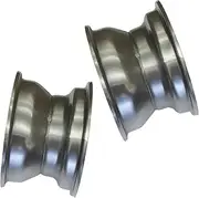 TDR 2pcs 7" Inch Front Rear Wheel Rim for ATV Quad Bike Dune Buggy Ride on Mowers Go Kart