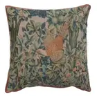 A Pheasant In Forest Large French Tapestry Cushion Pillow Covers New 19x19 inch