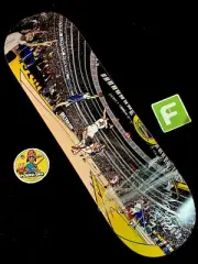 RARE SIGNED Mike York Warriors NBA Game Ultra Corp Skateboard Deck AUTOGRAPH
