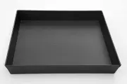 12X12X1.5 Inch Sicilian Style Pizza, Pan Pre-Seasoned,Dark Gray
