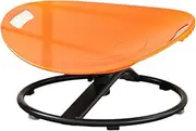 LCSVCCXA Portable Swivel Chair for Children to Support Physical Activity, Orange, as described