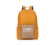 Travel Shoulder Folding Backpack Portable Large Capacity Backpack - Orange