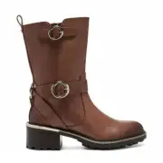 Vince Camuto Kerivini Tuscan Taupe Leather Booties