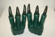 Jurassic World Velociraptor Raptor Green Costume Claws Hands ~ NEW