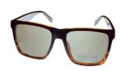 Kenneth Cole Reaction Mens Black to Tortoise Square Plastic Sunglass KC1417. 5N